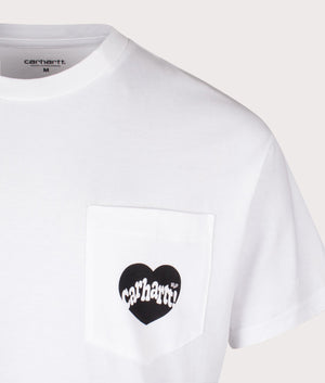 Relaxed Fit Amour Pocket T-Shirt White Carhartt WIP EQVVS