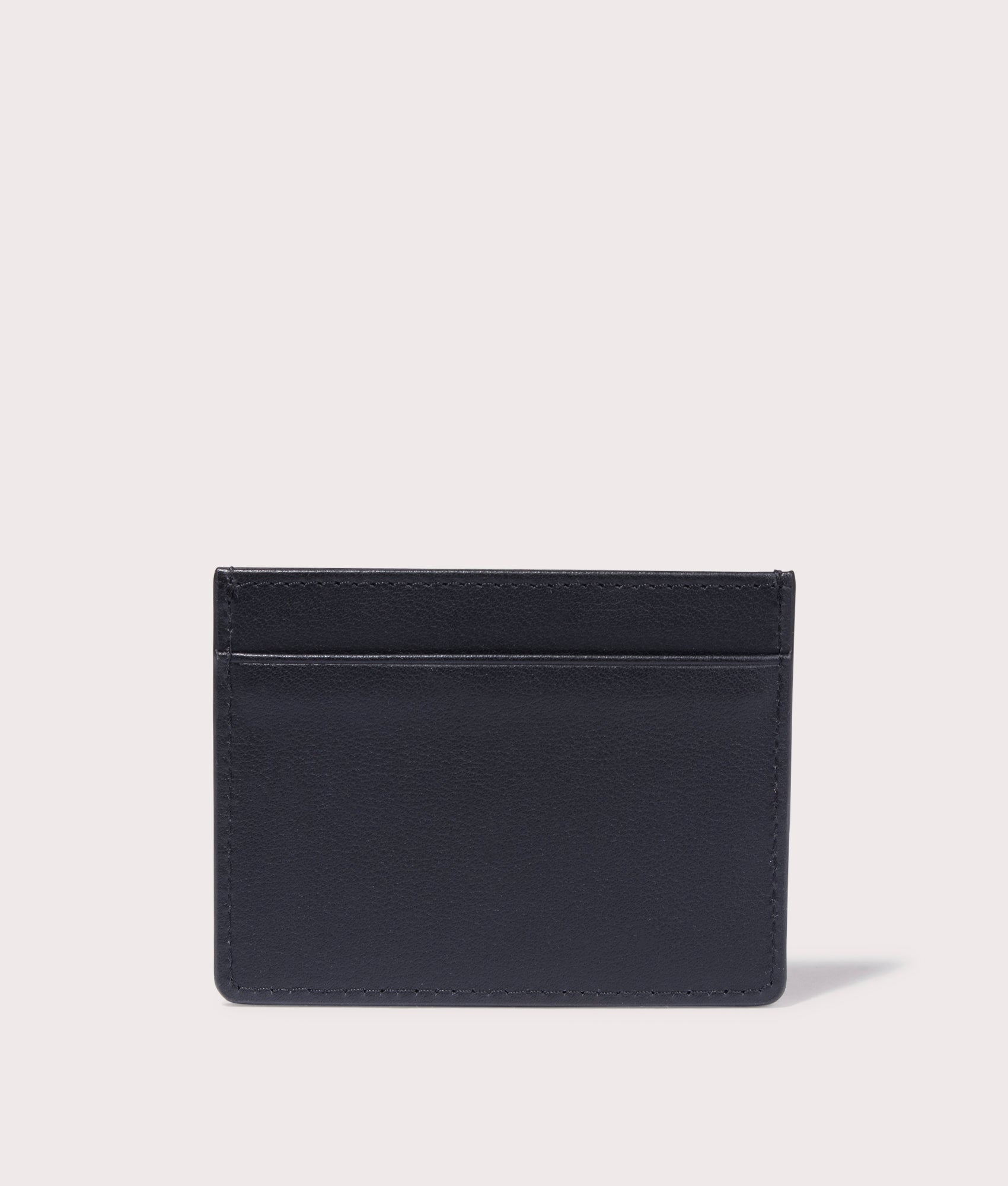 Carhartt WIP Vegas Cardholder in Black with Silver branding at EQVVS back shot