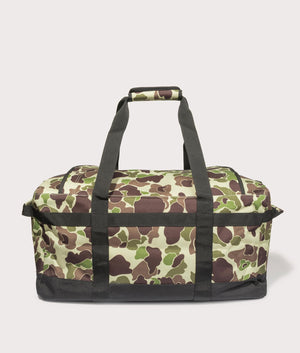 Carhartt WIP Jack Duffle Bag in Camo Duck Green at EQVVS menswear back shot
