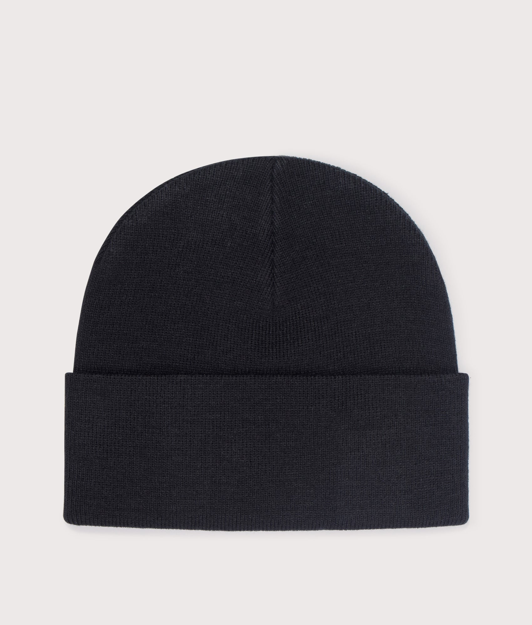 American Script Beanie in Black | 100% Recycled Polyester | Carhartt WIP | EQVVS | Back shot