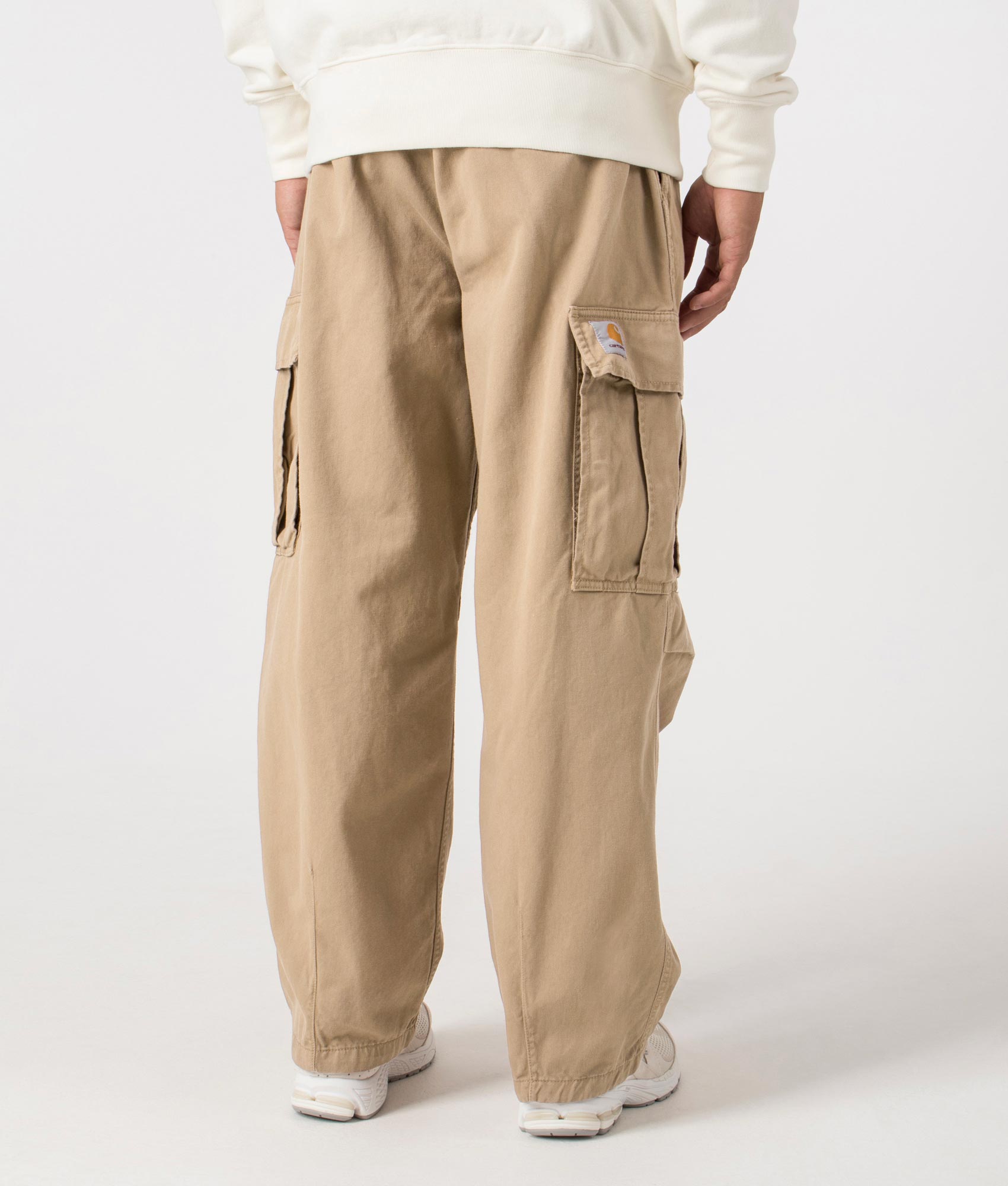Cole Cargo Pants in Peanut - Carhartt WIP - EQVVS, reverse shot. 