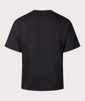 Black Signature Script T-Shirt by Carhartt WIP. Shot at EQVVS. Reverse shot. 
