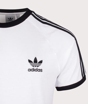 adidas Originals 3-Stripes T-Shirt in White EQVVS Menswear