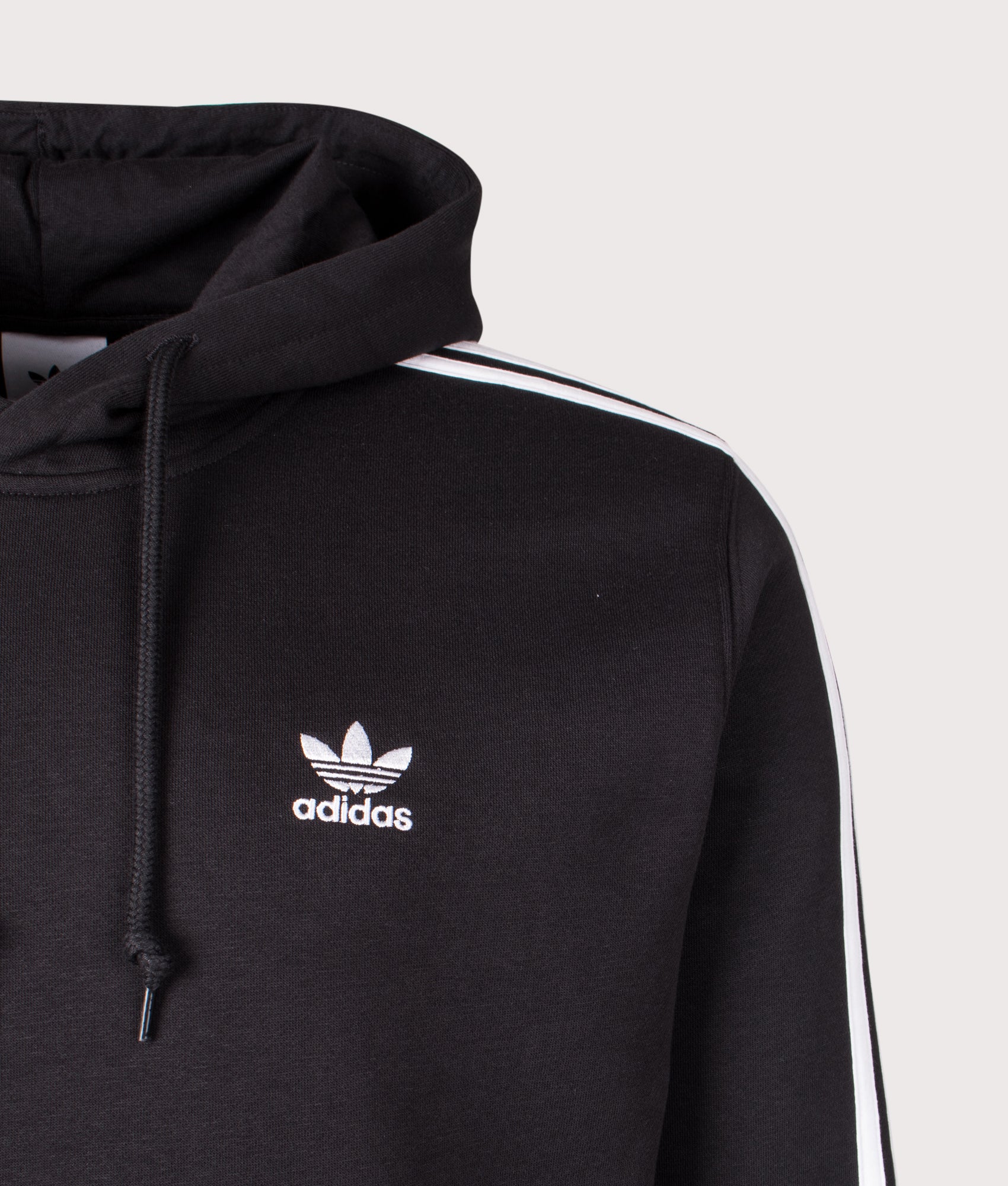 Adicolour 3 Stripes Hoodie. Shot by EQVVS. Detail shot.