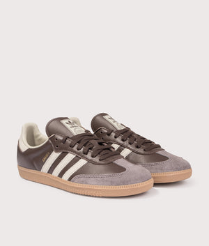 Samba OG Trainers. Shot by EQVVS. Front angled shot.