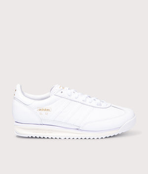 SL 72 RS Trainers in Footwear White/Footwear White/Off White | adidas Original | EQVVS | Side shot 