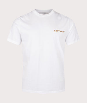 Noodle Soup T-Shirt in White by Carhartt WIP - EQVVS front shot. 
