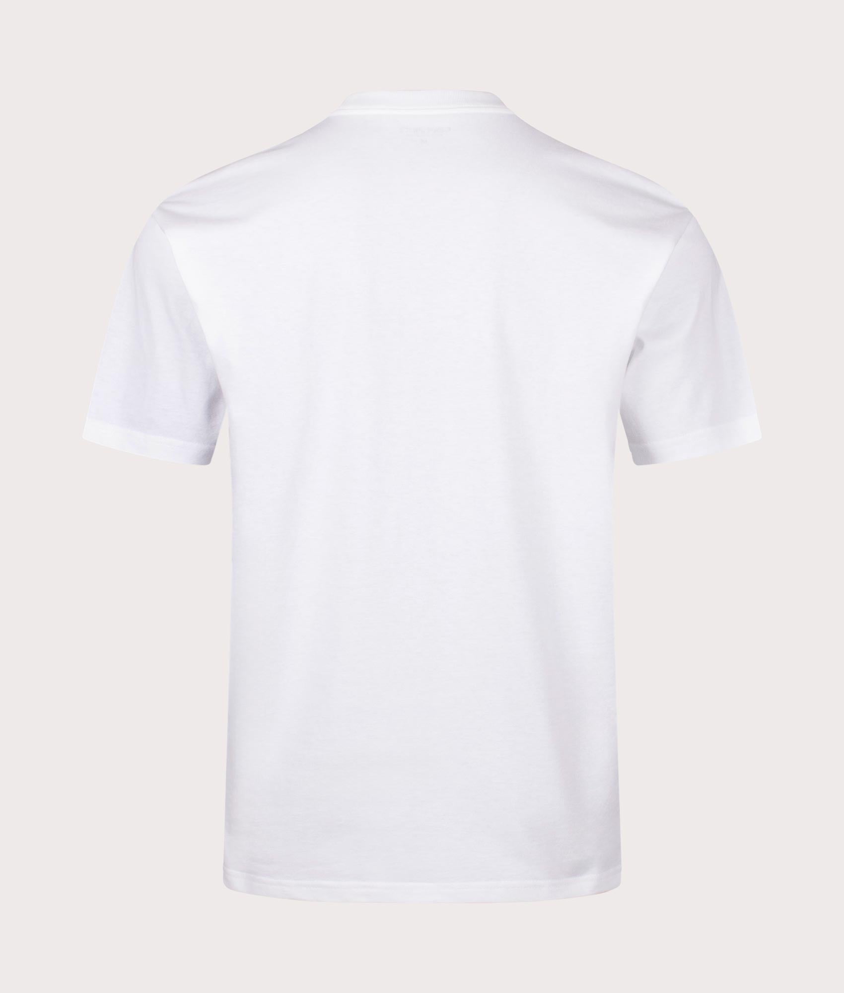 Carhartt WIP Relaxed Fit Fragments Pocket T-Shirt in White/Black at EQVVS Menswear Back Shot