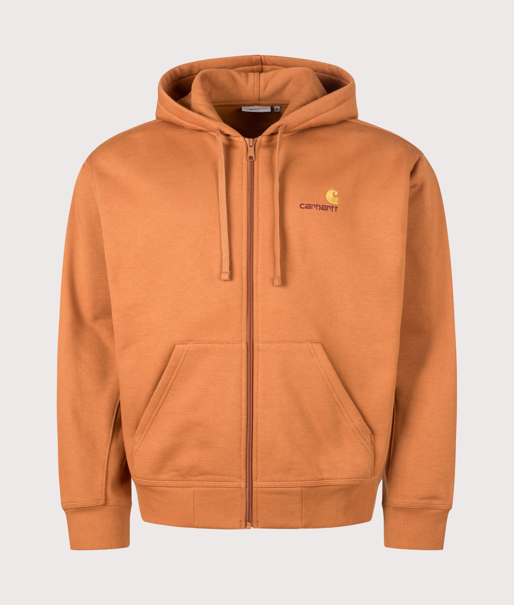 Relaxed Fit American Script Jacket in Sienna | Carhartt WIP | EQVVS | Front shot 