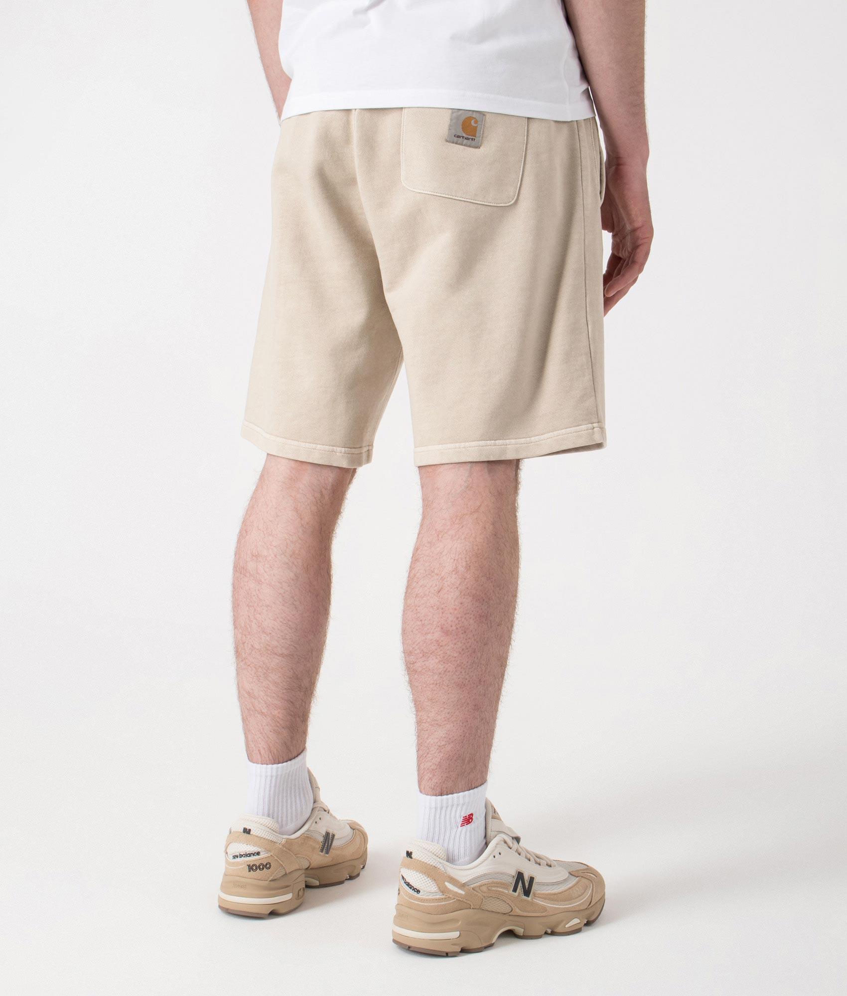 Relaxed Fit Nelson Sweat Shorts. Shot by EQVVS. Back shot.