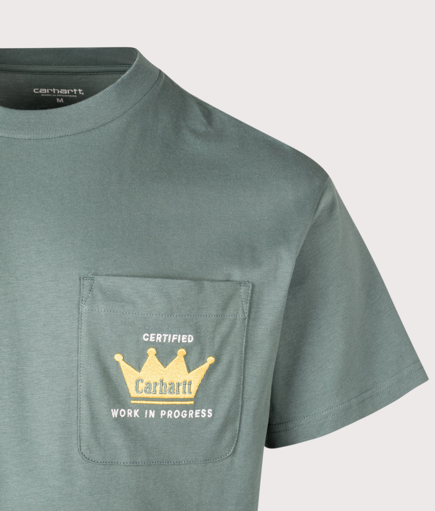 Relaxed Fit Crown Pocket T-Shirt. Shot by EQVVS. Detail shot.
