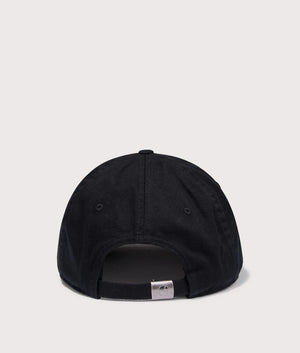 Carhartt WIP Script Cap in Black/Hortensia. 100% Cotton | Carhartt WIP | EQVVS | Back shot 