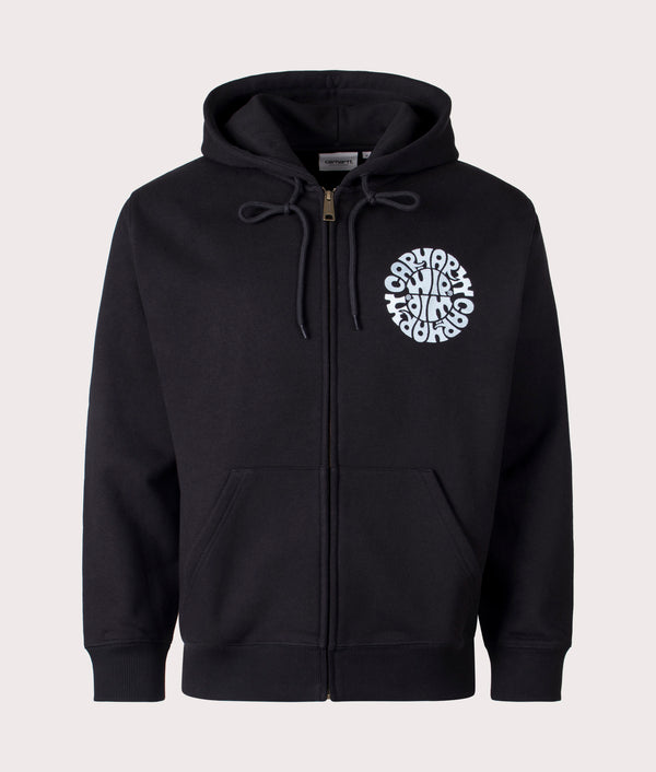 【carhartt】\"Hooded Jazzy Sweat Jacket\"フードスウェット/2色 Carhartt WIP Hooded Jazzy Sweat Jacket | Black / Air Sky