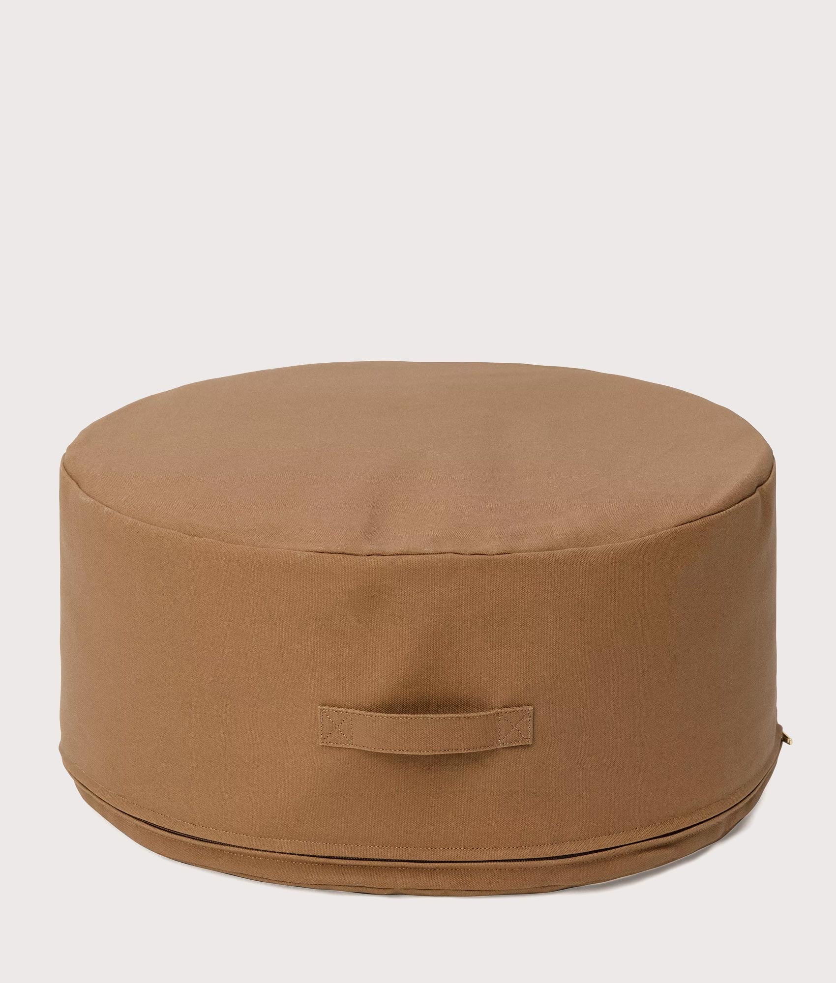 Carhartt WIP Canvas Pouf in Hamilton Brown, 100% cotton at EQVVS. Back shot. 