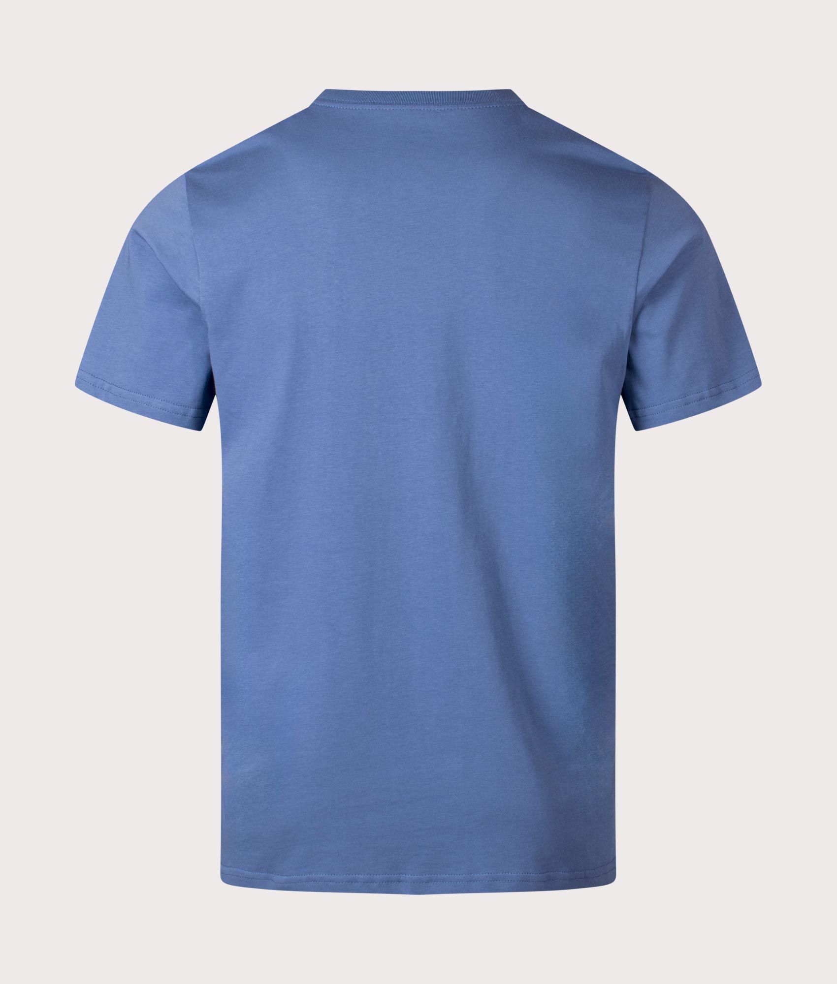 Carhartt WIP Pocket T-Shirt in Blue Iris, 100% Cotton at EQVVS. Back shot. 