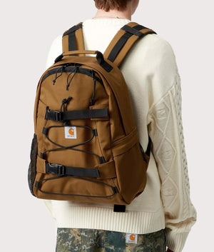 Kickflip Backpack in Hamilton Brown | Carhartt WIP | EQVVS | Model shot 