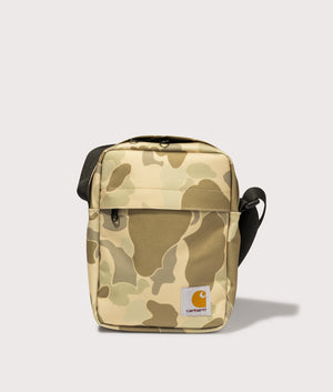 Jake Shoulder Pouch Bag in Camo Duck/Desert | Carhartt WIP | EQVVS | Front shot 