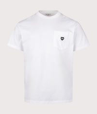 Pocket Heart T-Shirt: 00AXX White/Black 