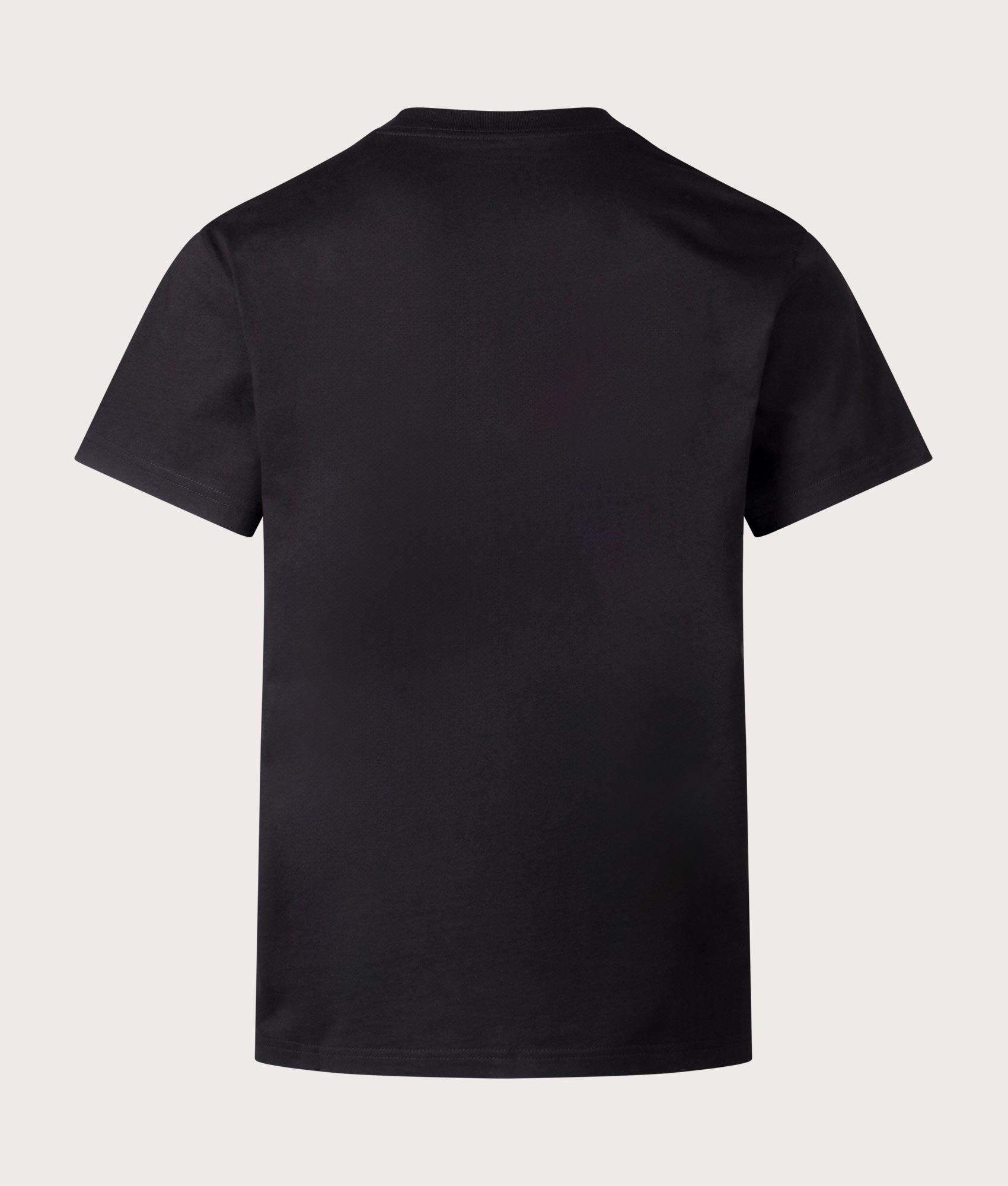 Carhartt WIP Relaxed Fit Pocket Heart T-Shirt in Black, 100% cotton at EQVVS. Back shot.