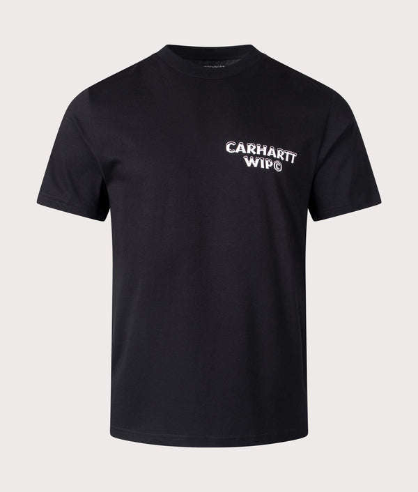Tシャツ・カットソー Carhartt Carhartt Wip S/S Ice T-shirt (I03443689XX BLACK) Carhartt WIP S/S Logo T-Shirt, Black | Official Online Store
