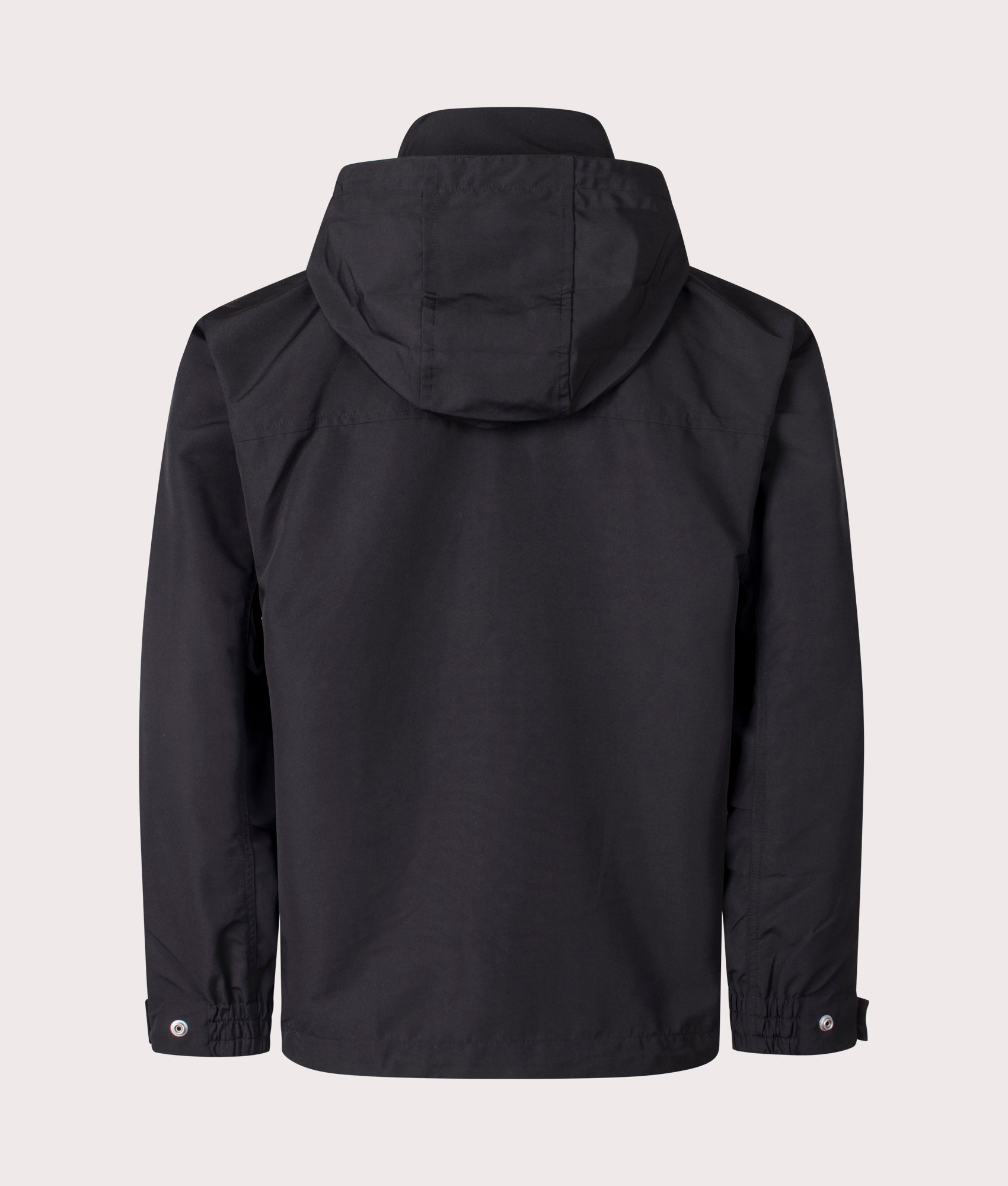 Carhartt WIP Irwin Jacket in Black at EQVVS. Back shot. 
