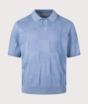 Checker Polo Shirt. Shot by EQVVS. Front shot.