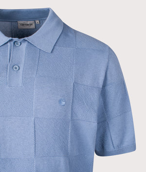 Checker Polo Shirt. Shot by EQVVS. Detail shot.