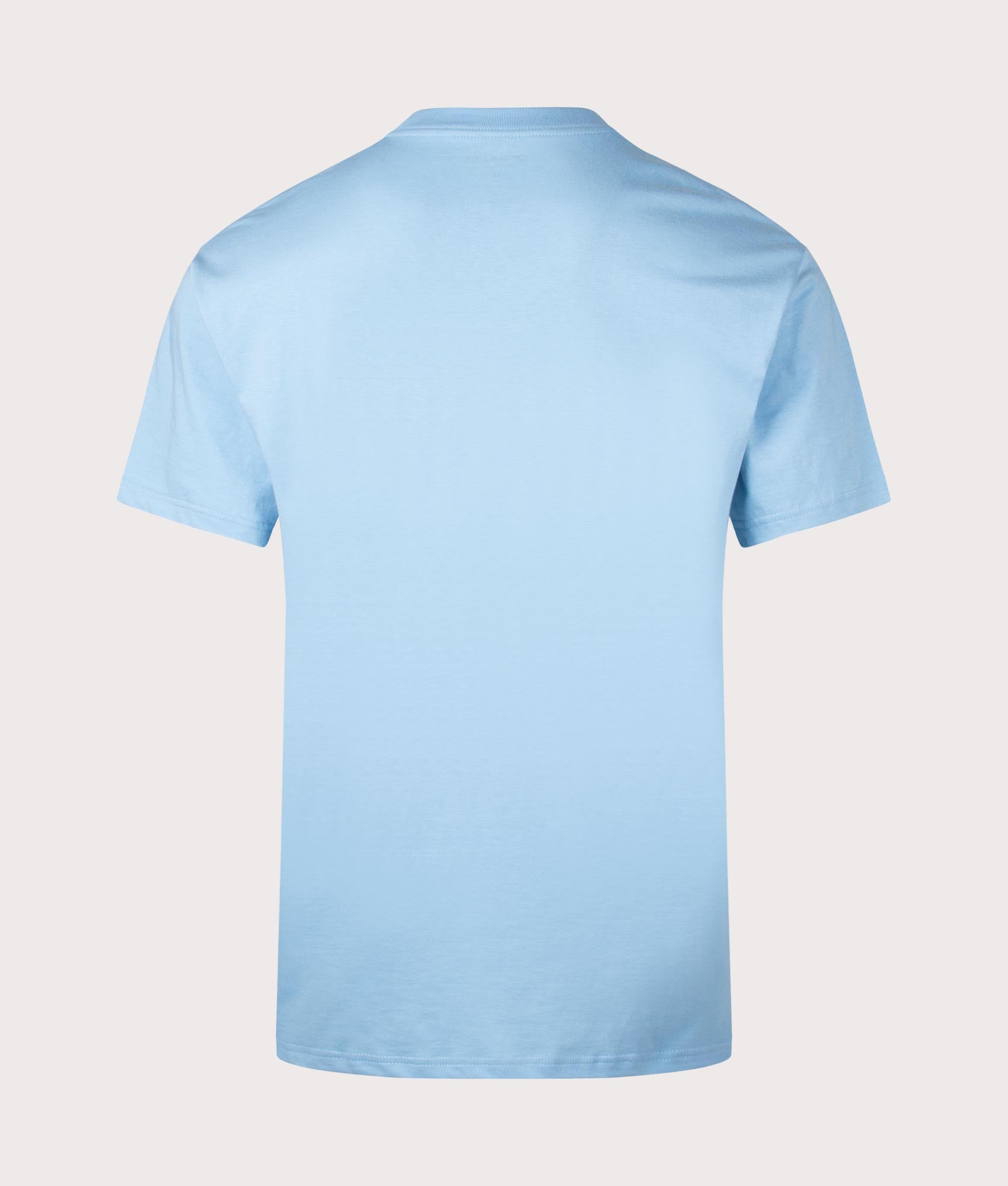 Carhartt WIP Relaxed Fit Home Run T-Shirt in Bluebird, 100% cotton at EQVVS. Back shot. 