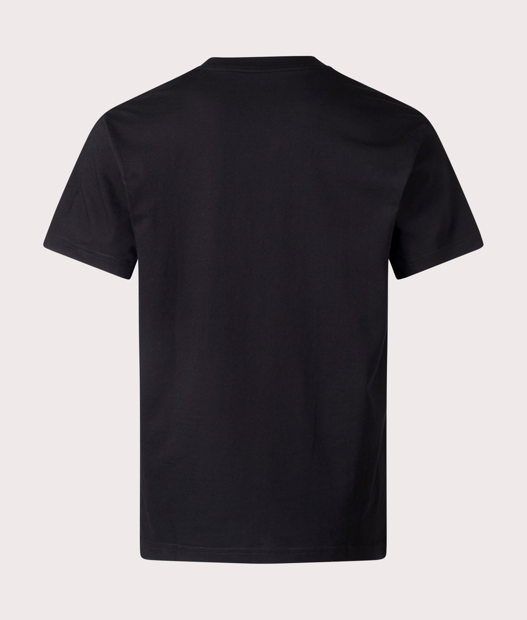 Carhartt WIP Relaxed Fit Home Run T-Shirt in Black, 100% cotton at EQVVS. Back shot.