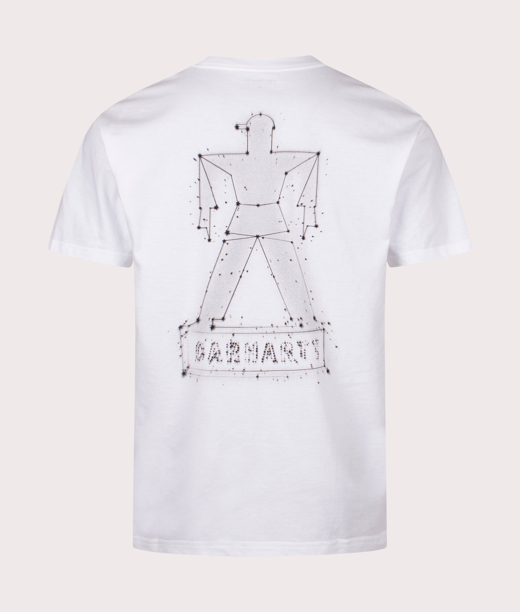 Carhartt WIP Stargazer T-Shirt in White. Shot at EQVVS.  Back shot. 