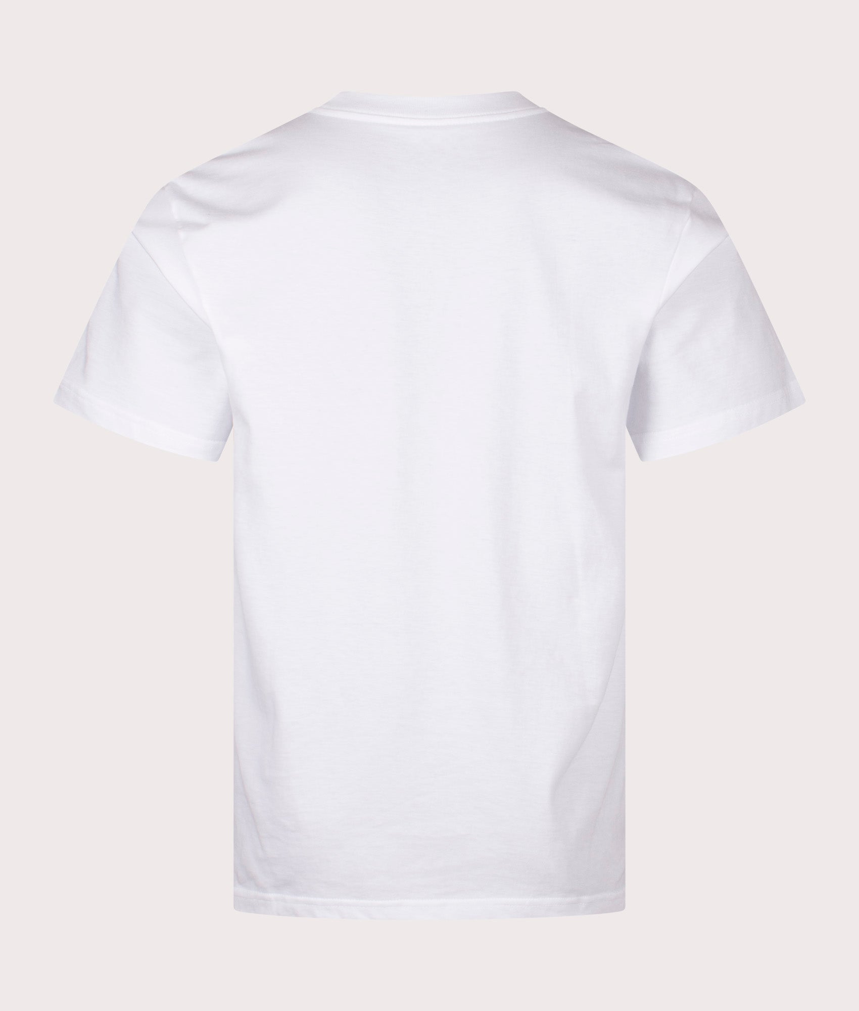Carhartt WIP Piggybank T-Shirt in White, 100% cotton at EQVVS. Back shot. 