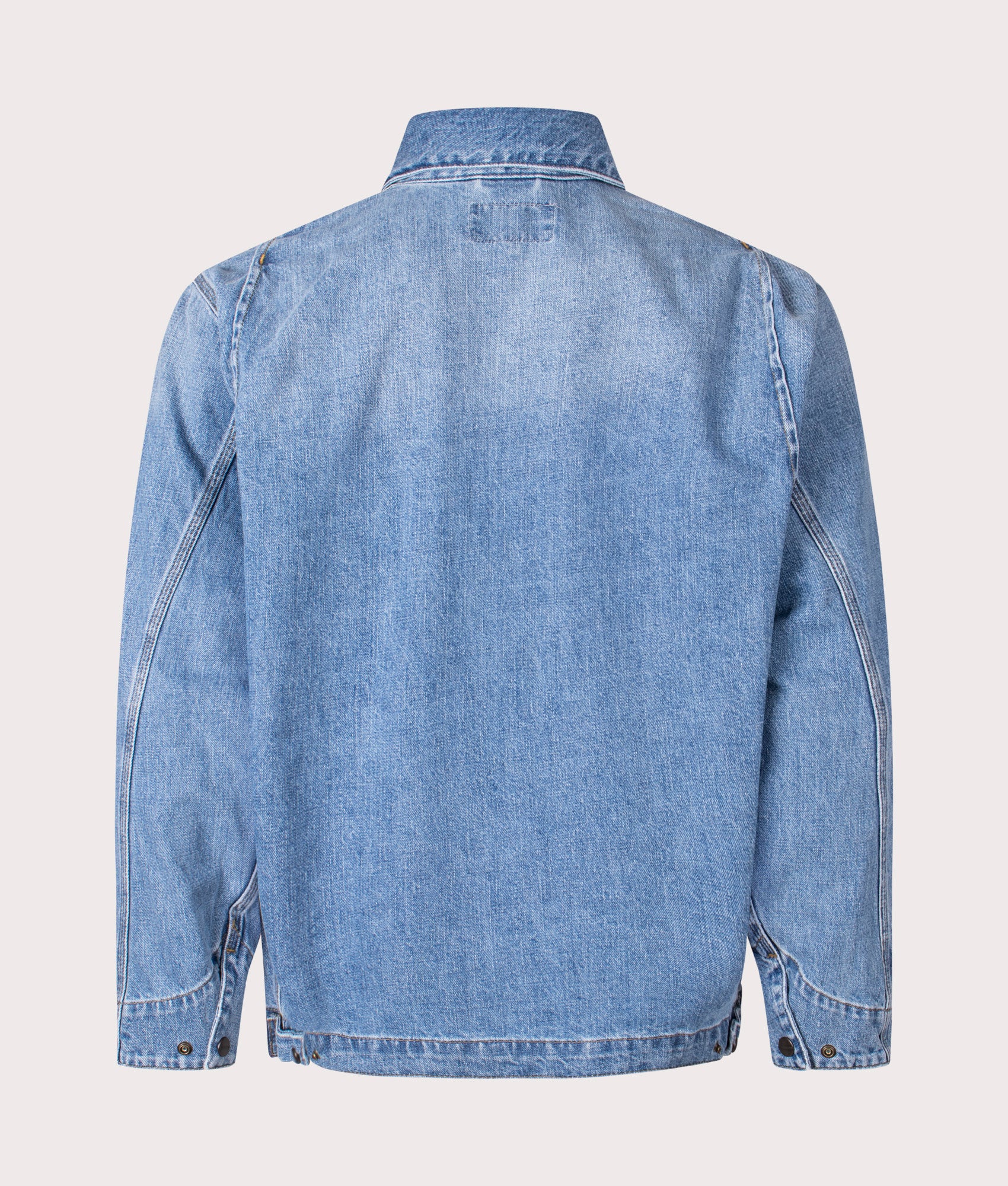 Carhartt WIP OG Detroit Jacket in Blue at EQVVS. Back Shot.