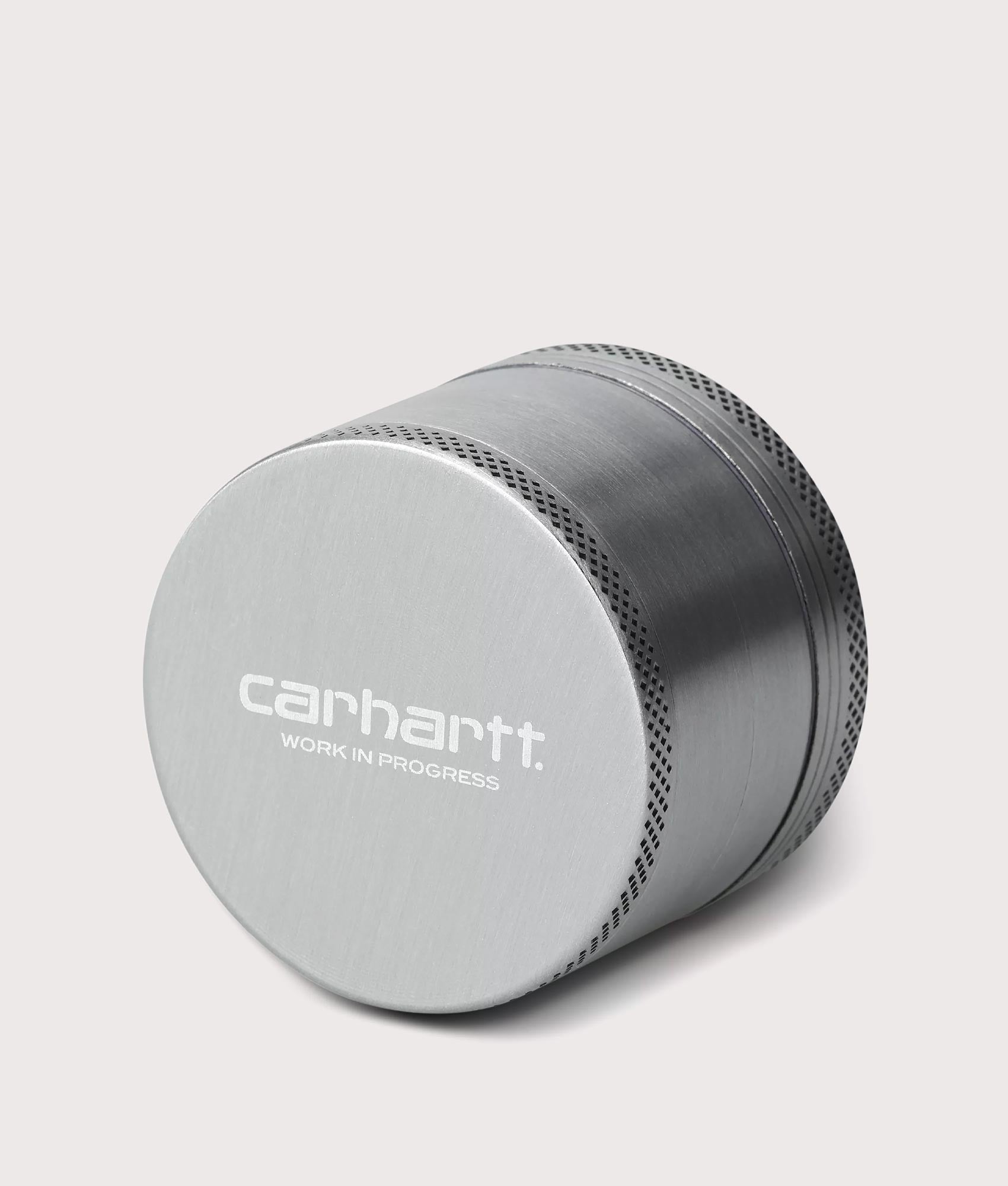 Carharrt WIP Jazzy Grinder in Silver. Shot at EQVVS. Botton shot 