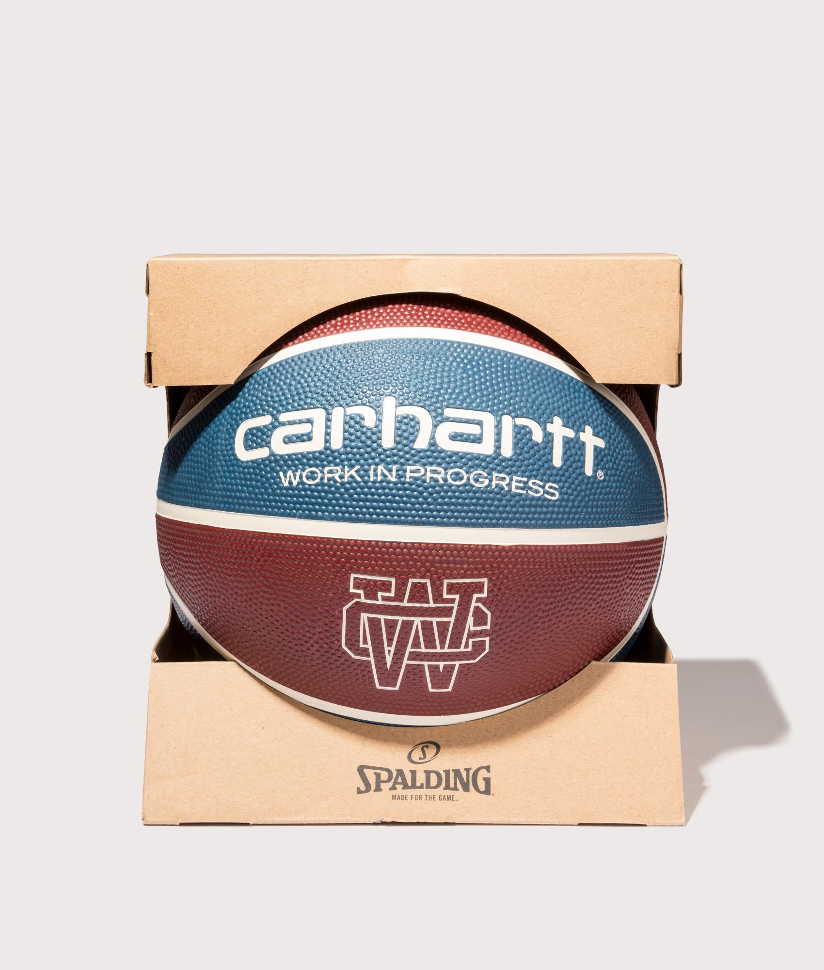 Carhartt WIP Spalding for Carhartt WIP Basketball at EQVVS. Boxed Front Shot. 