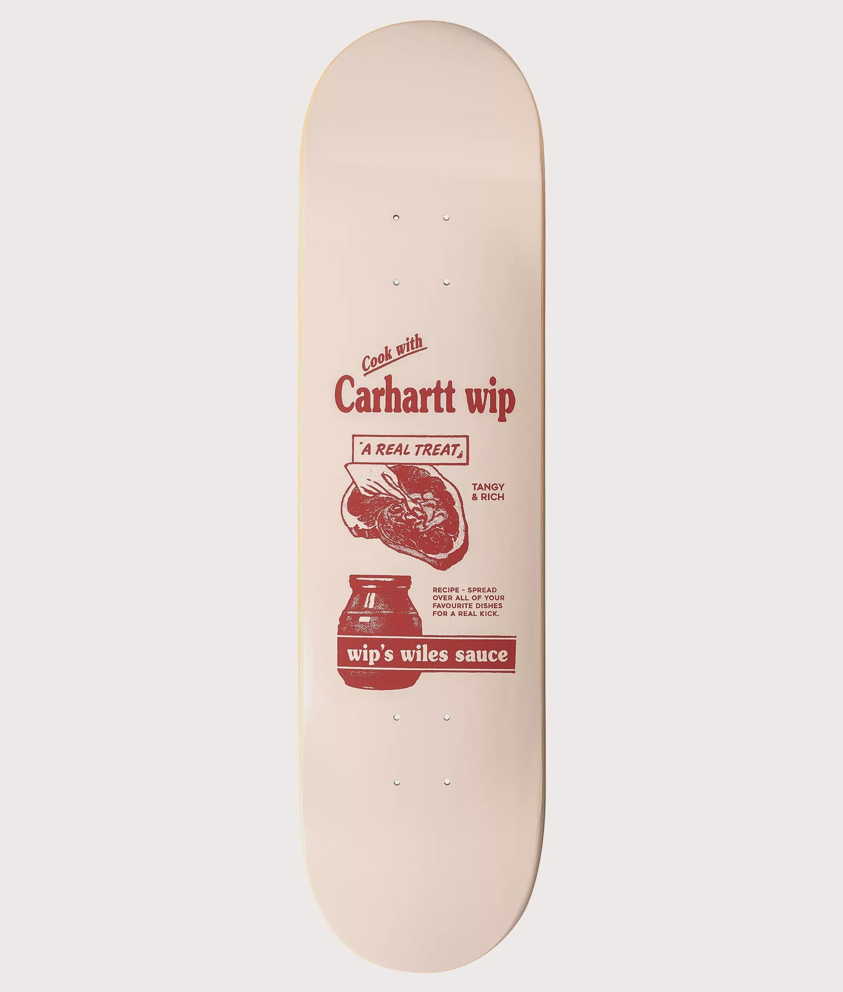 Carharrt WIP  Board 1 8.25inch in Beige . Shot at EQVVS.  Under graphic shot 
