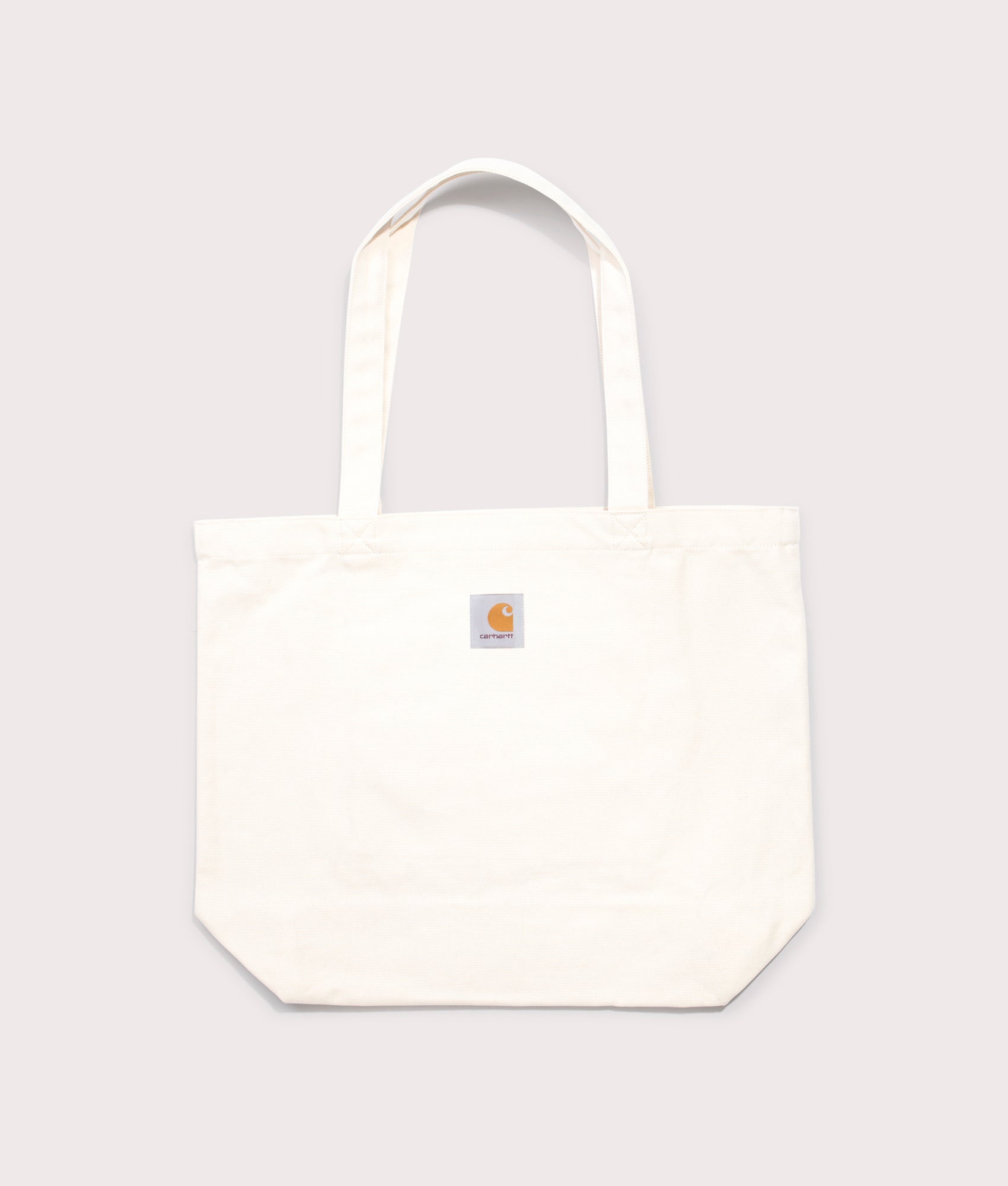 Canvas Graphic Tote Bag in Helix Print/Natural | Carhartt WIP | EQVVS | Back shot 