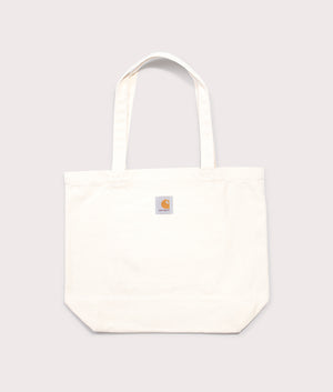 Canvas Graphic Tote Bag in Helix Print/Natural | Carhartt WIP | EQVVS | Back shot 