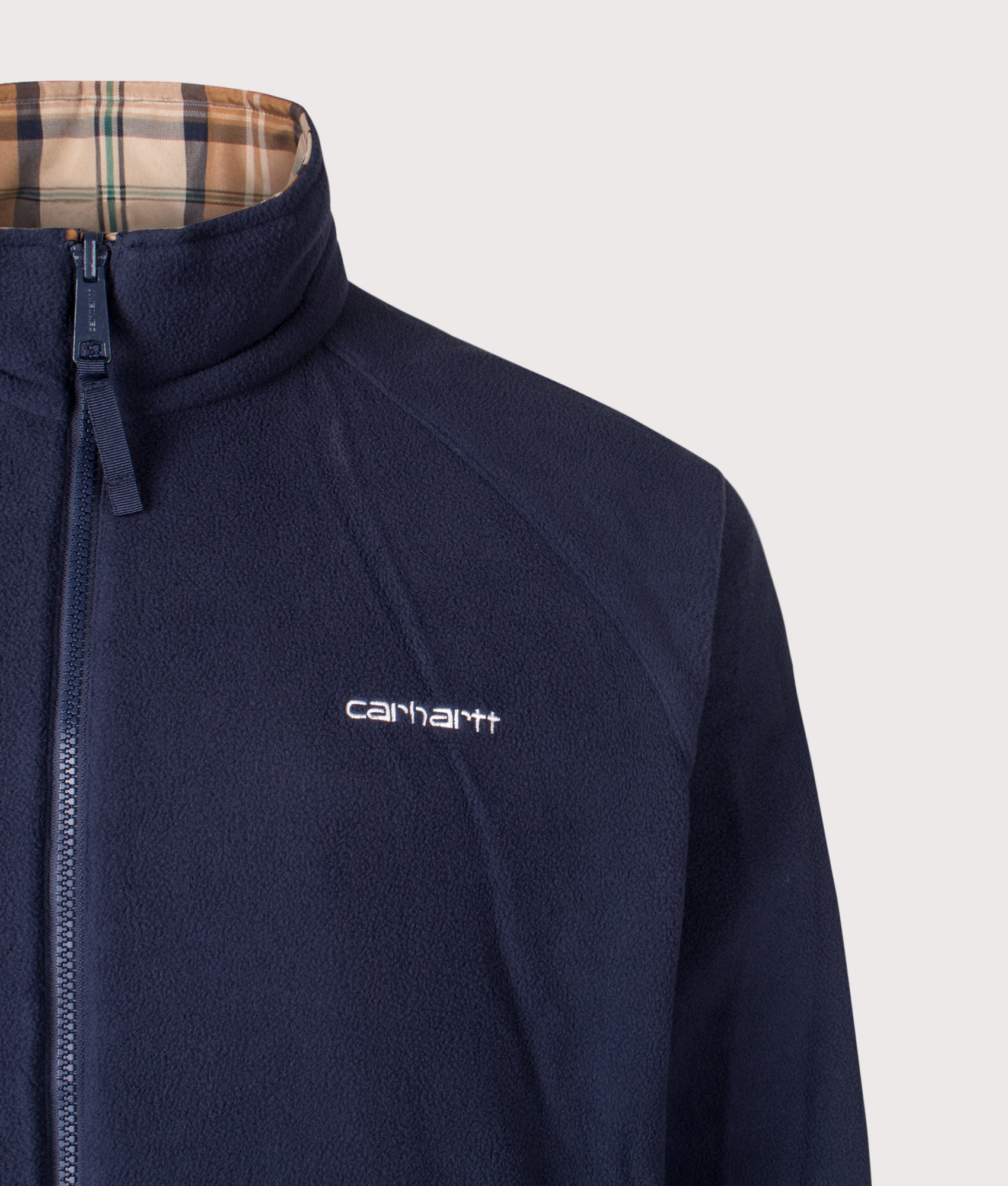 Reversible Planer Jacket. Shot by EQVVS. Front fleece detail shot.