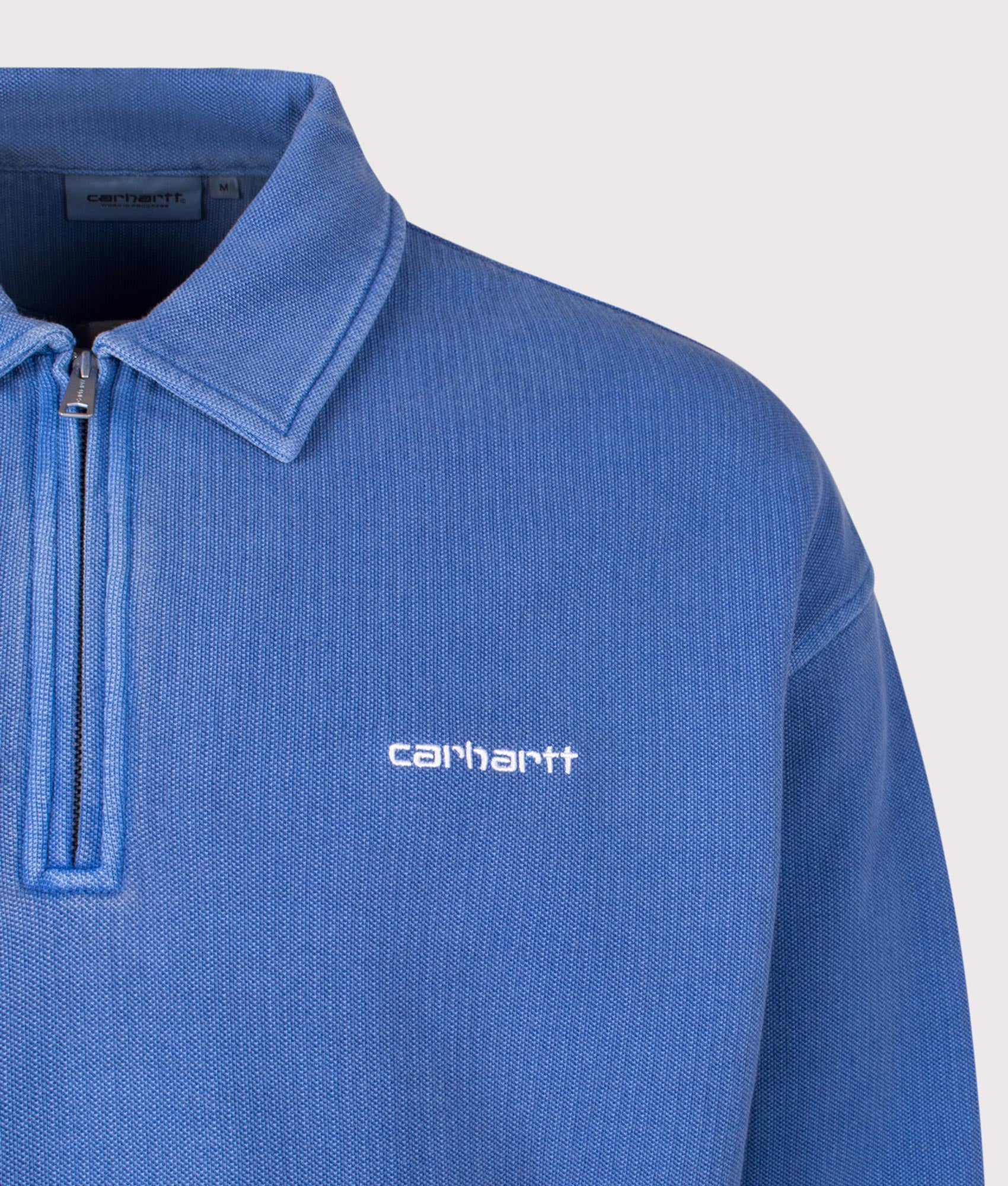 Pique Script Sweatshirt. Shot by EQVVS. Detail shot.