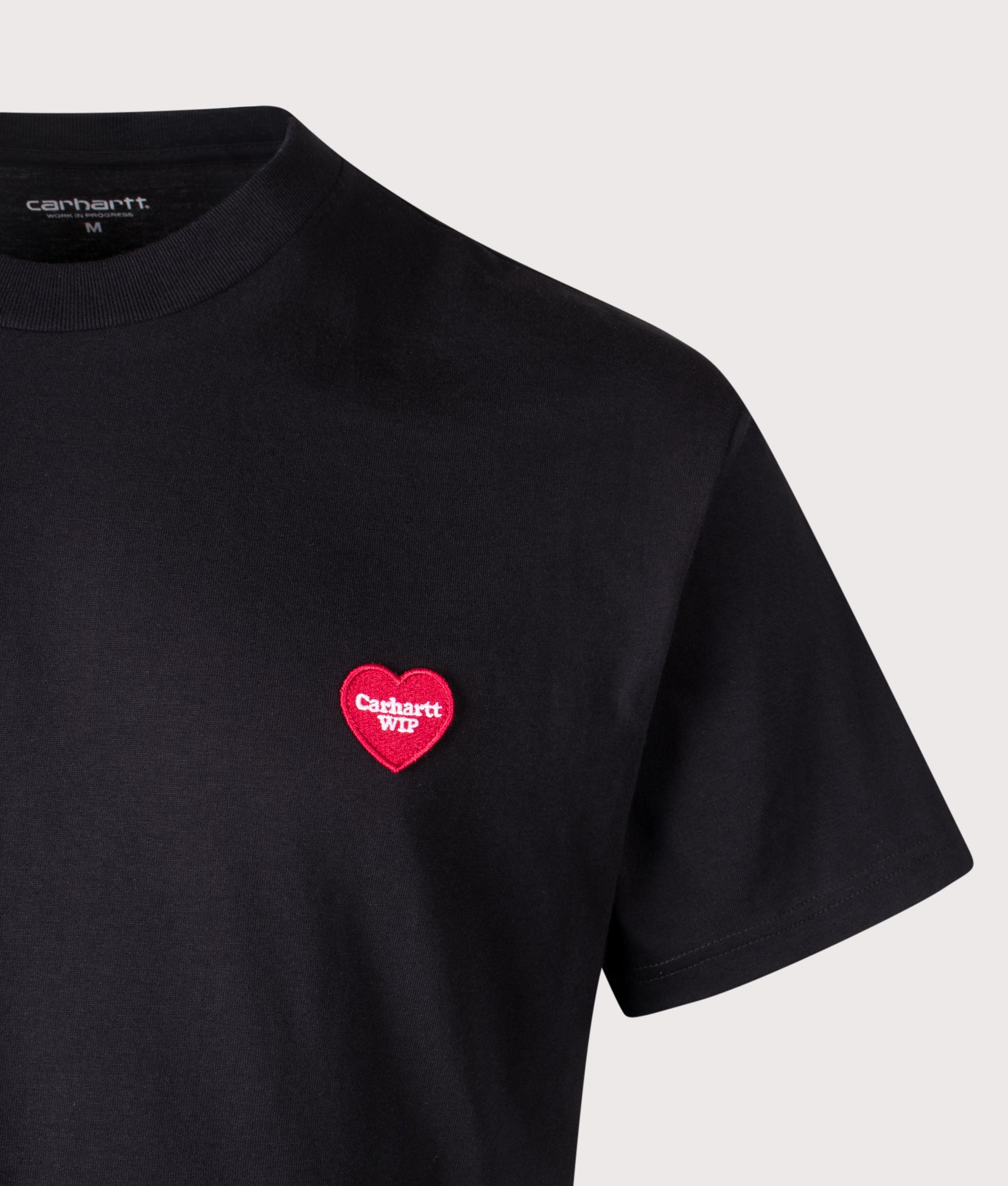 Relaxed Fit Heart II Hartt T-Shirt. Shot by EQVVS. Detail shot.