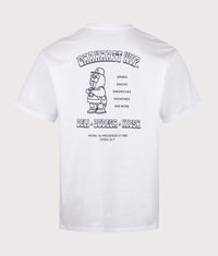 Relaxed Fit Sandwich T-Shirt: 02XX White 