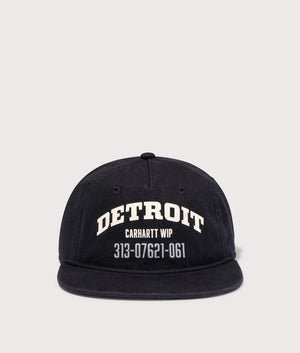 Arcan Cap in Black. 100% Cotton | Carhartt WIP | EQVVS | Front shot 