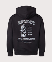 Oversized Sandwich Hoodie: 36AXX Black/Blue Fog 