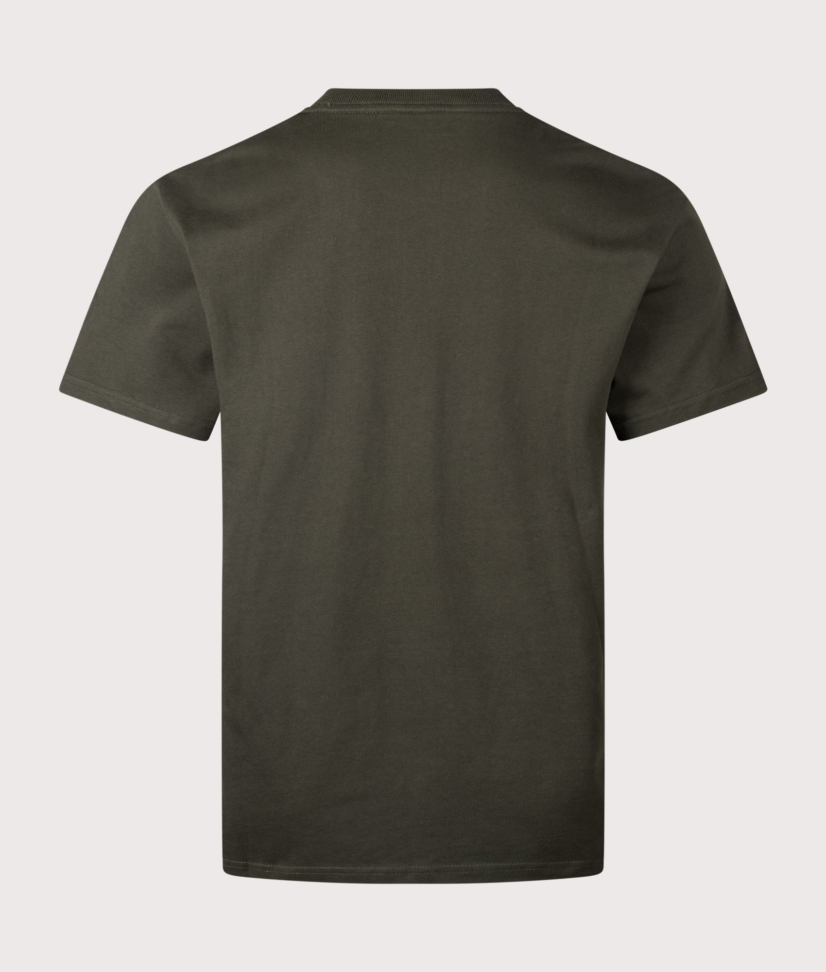 Relaxed Fit Chase T-Shirt in Olive/Gold | 100% Cotton | Carhartt WIP | EQVVS | Back shot 