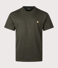 Relaxed Fit Chase T-Shirt: 3CBXX Olive/Gold 