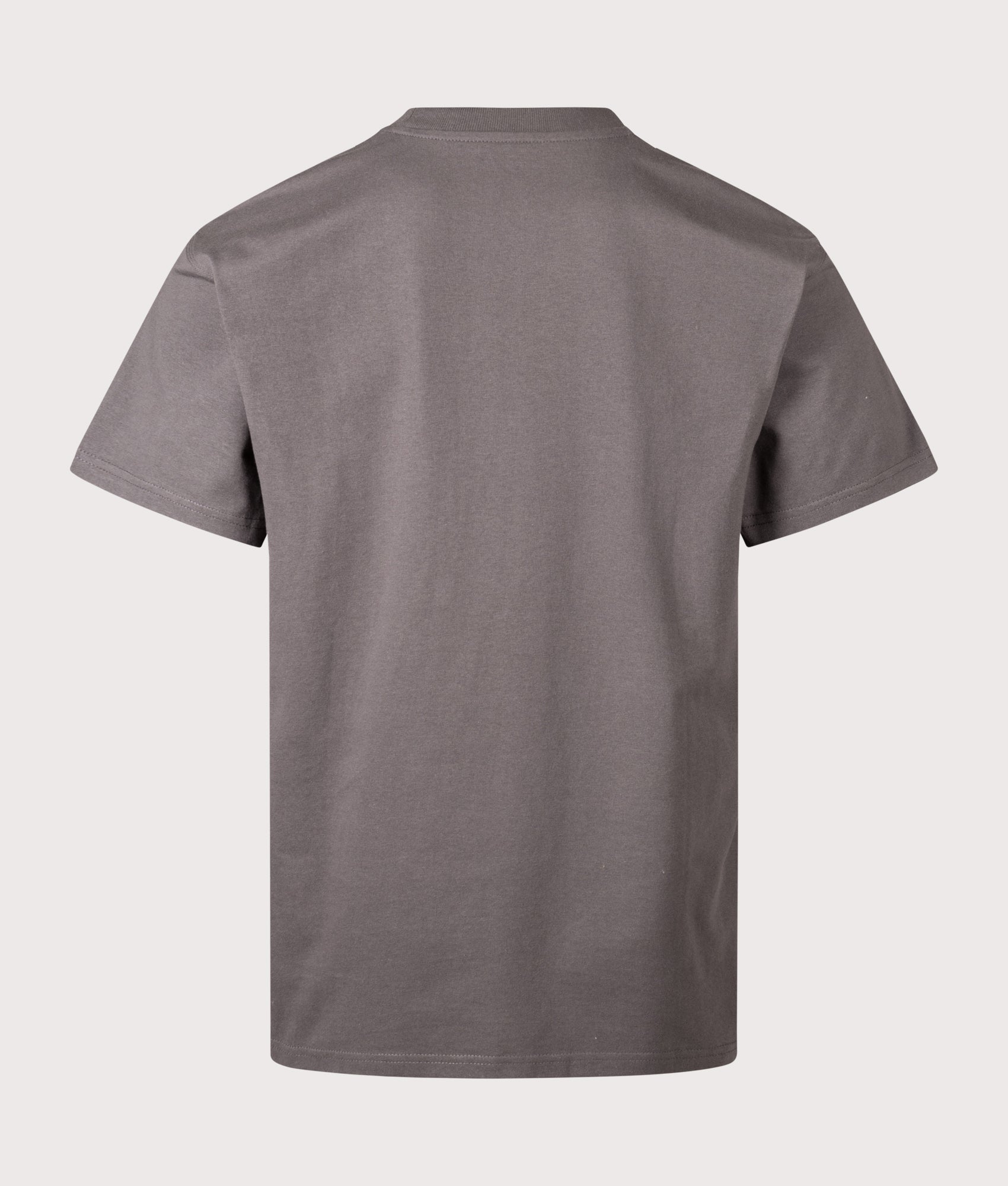 Relaxed Fit American Script T-Shirt in Porphyry. 100% Organic Cotton | Carhartt WIP | EQVVS | Back shot 