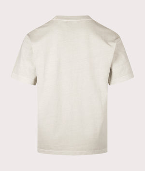 Carhartt WIP Vista T-Shirt in Fleur De Sel at EQQVS Menswear. Back shot.