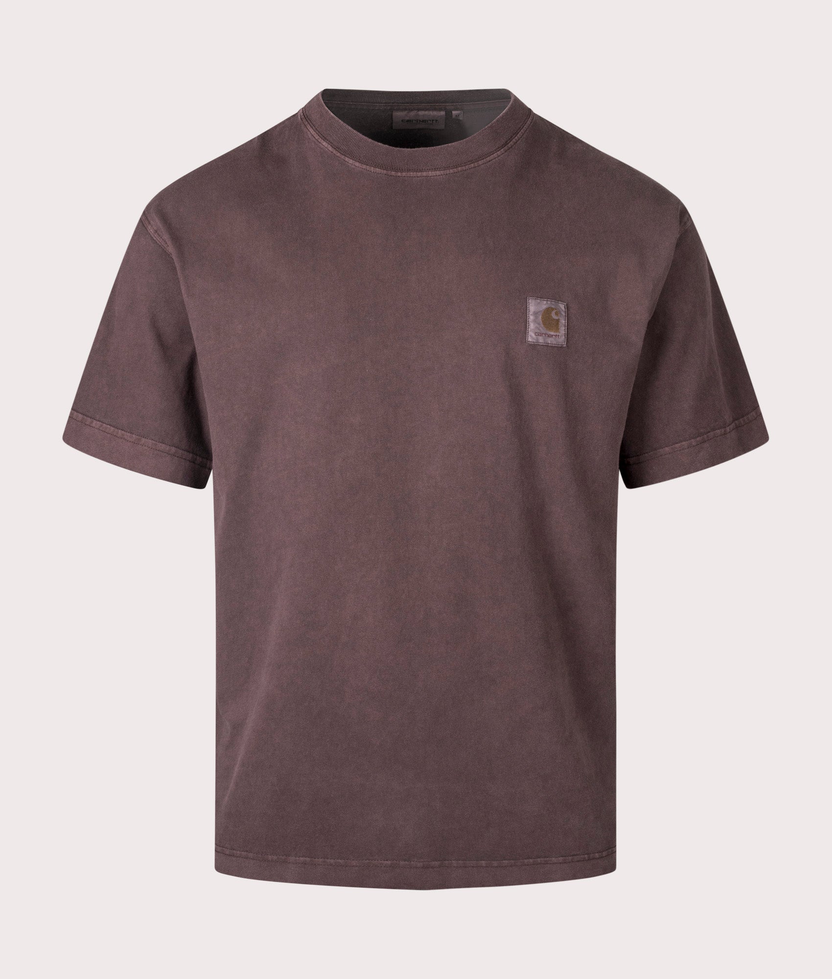 Carhartt WIP Vista T-Shirt in Palisander at EQVVS Menswear. Front shot.