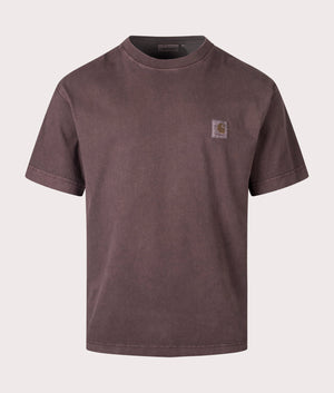 Carhartt WIP Vista T-Shirt in Palisander at EQVVS Menswear. Front shot.