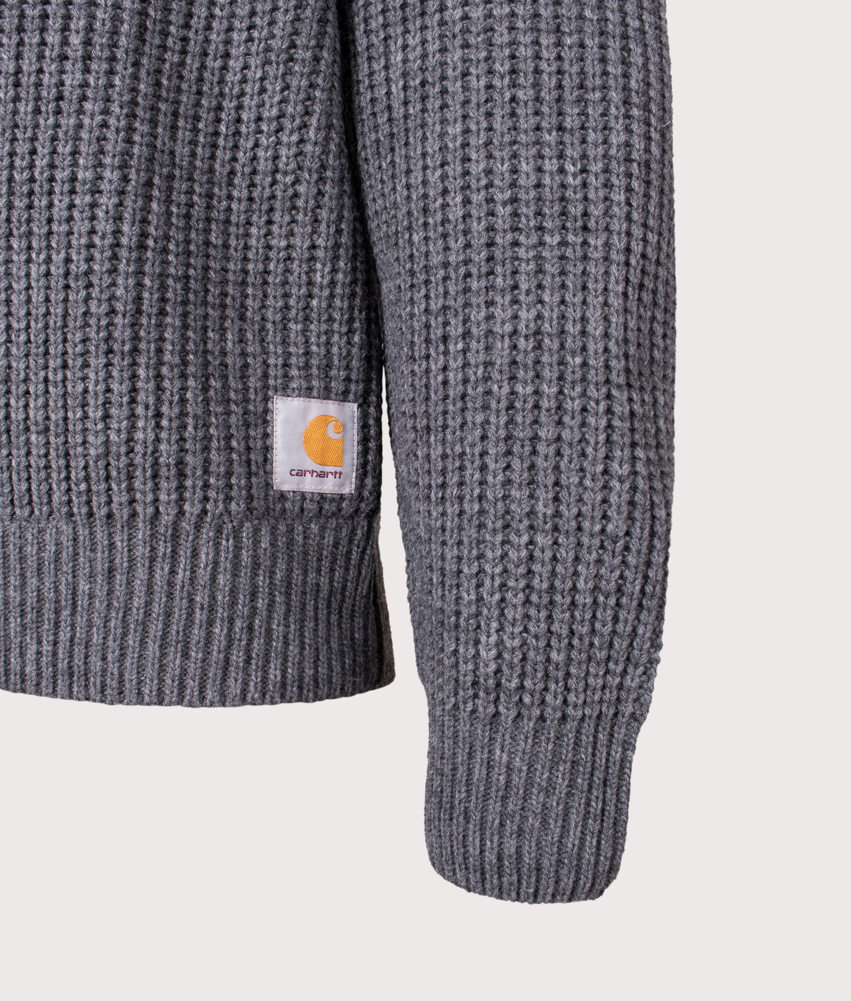 Firth Jumper in Porphyry | Carhartt WIP | EQVVS | Front detail shot 